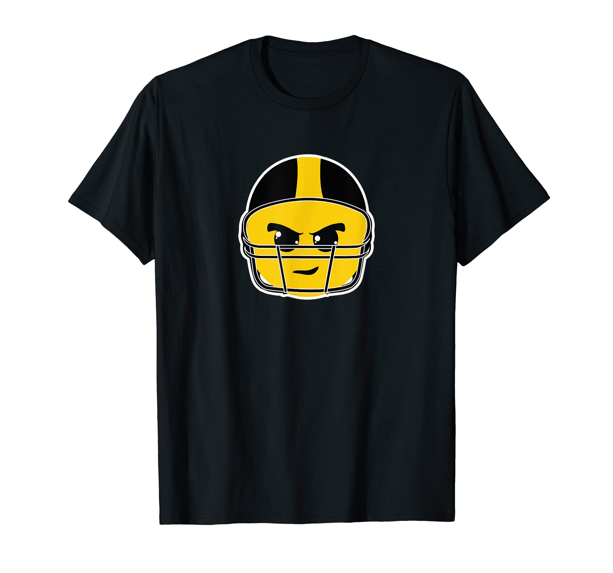 Pittsburgh Steelers Inspired Football Smiley Guy Emoji (Shirts & More)