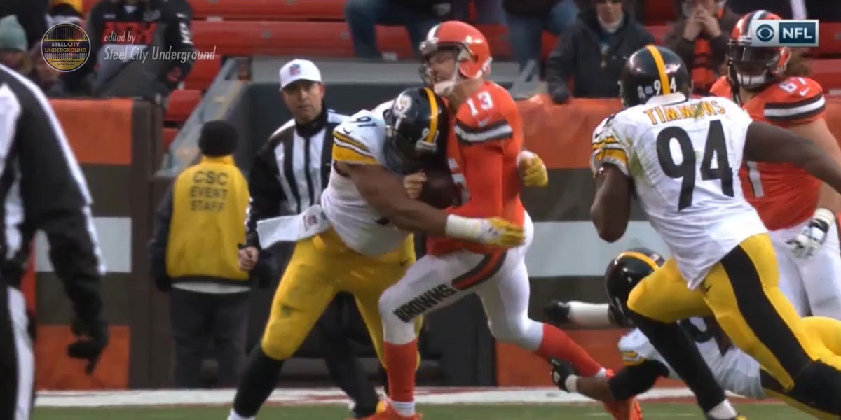 Steelers DE Stephon Tuitt kills Josh McCown