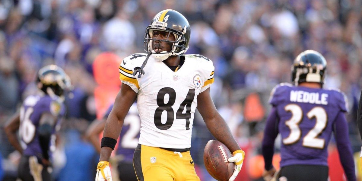 Antonio Brown of the Pittsburgh Steelers