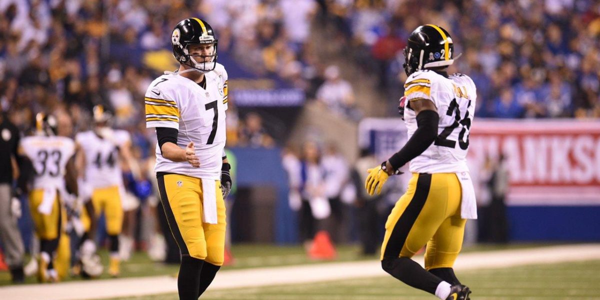 Steelers QB Ben Roethlisberger and RB Le'Veon Bell