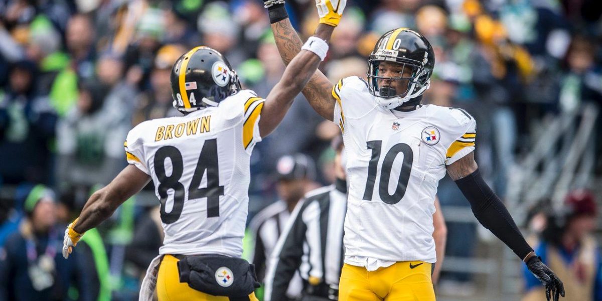 Steelers Antonio Brown and Martavis Bryant