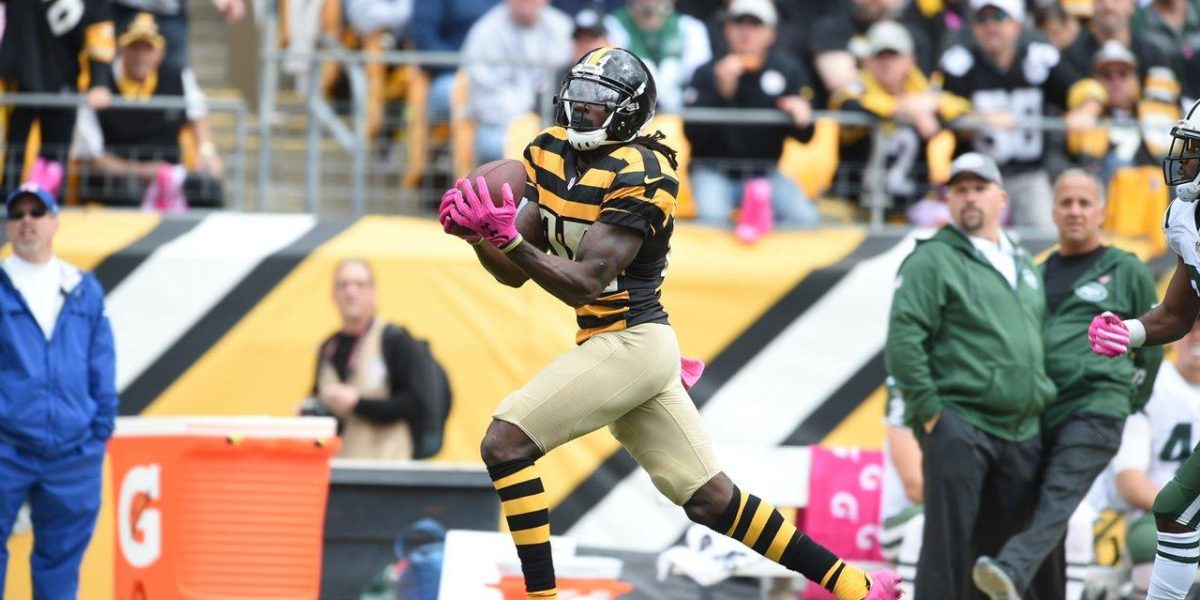 Steelers wide receiver Sammie Coates versus the Jets