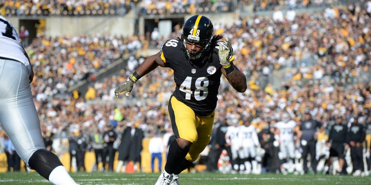 Pittsburgh Steelers linebacker Bud Dupree