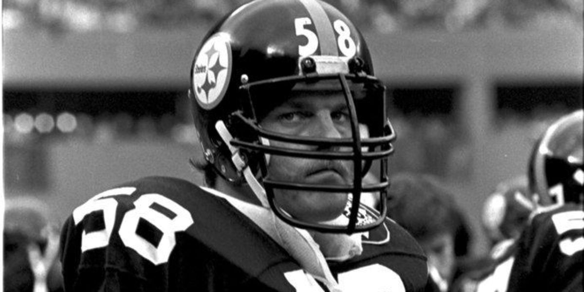 Former Pittsburgh Steelers linebacker and Pro Football Hall of Famer Jack Lambert