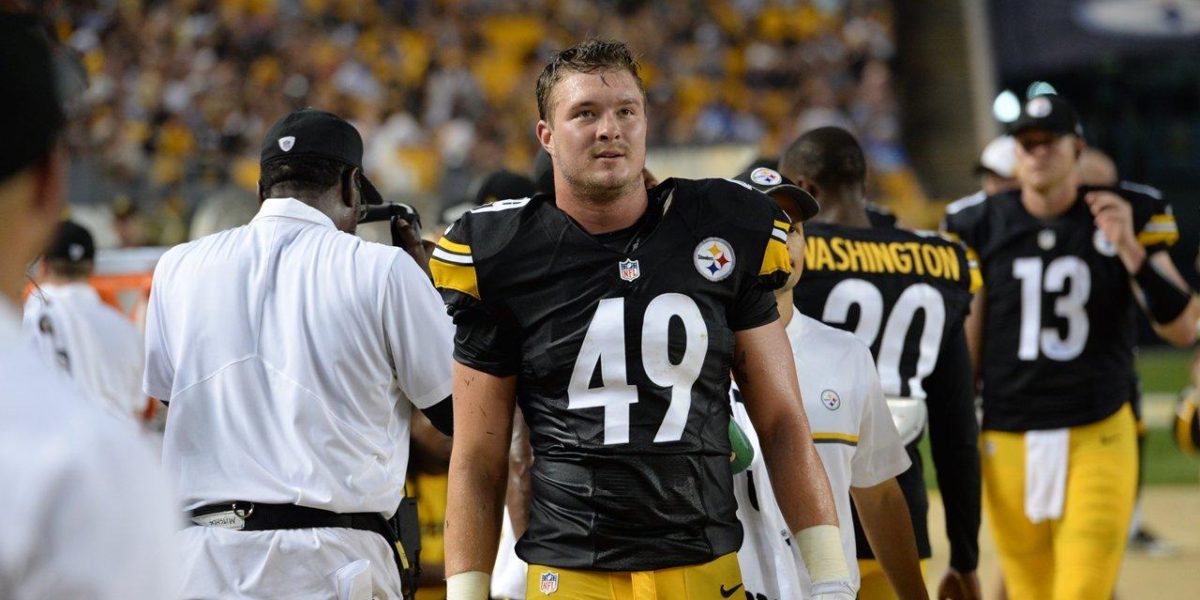 Former Pittsburgh Steelers linebacker Jordan Zumwalt