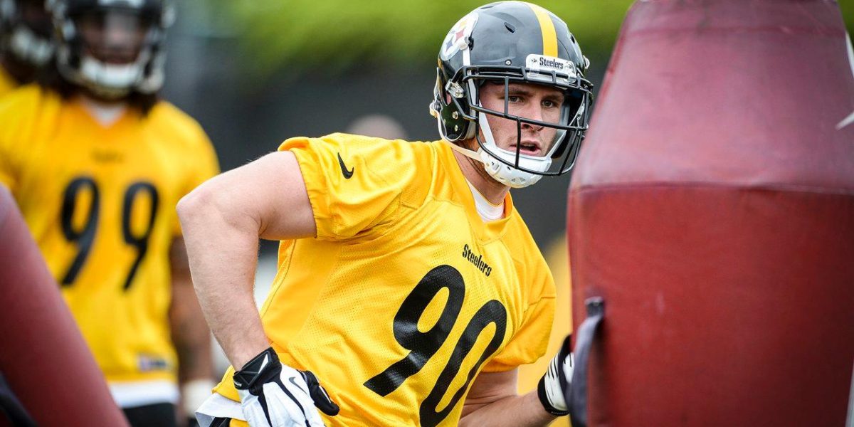 Pittsburgh Steelers rookies T.J. Watt and Keion Adams