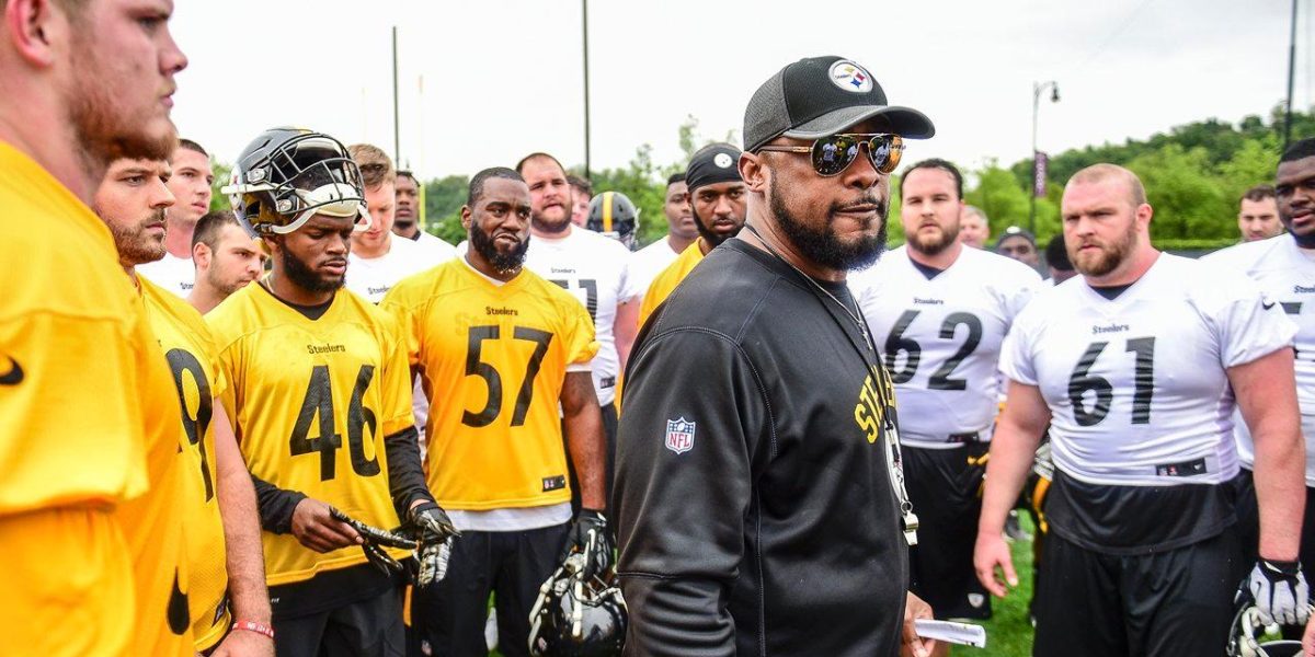 Pittsburgh Steelers with head coach Mike Tomlin