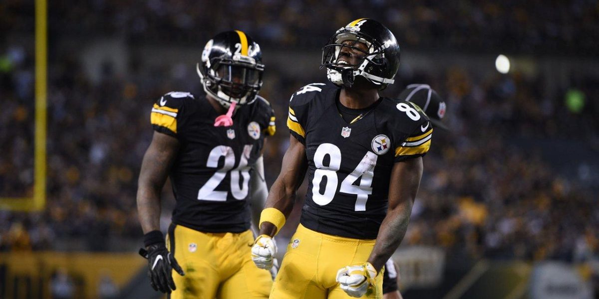 Pittsburgh Steelers Le'Veon Bell and Antonio Brown