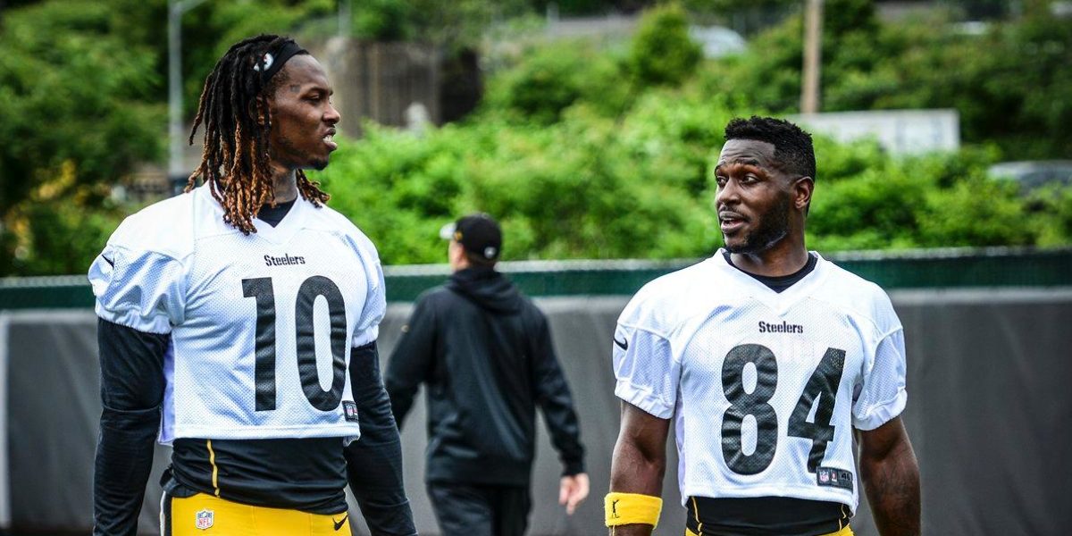 Pittsburgh Steelers receivers Martavis Bryant and Antonio Brown