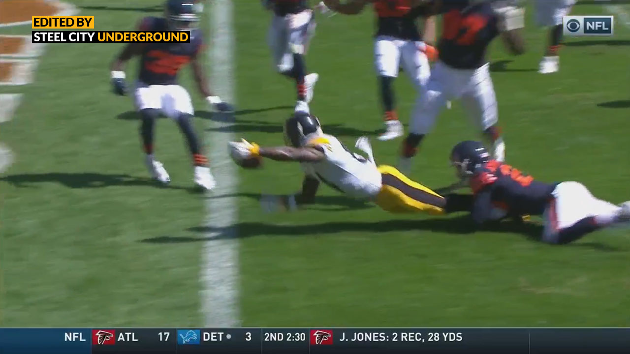 Antonio Brown full extension for touchdown