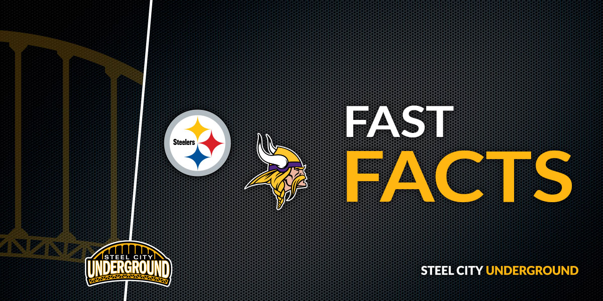 Steelers vs. Vikings Fast Facts