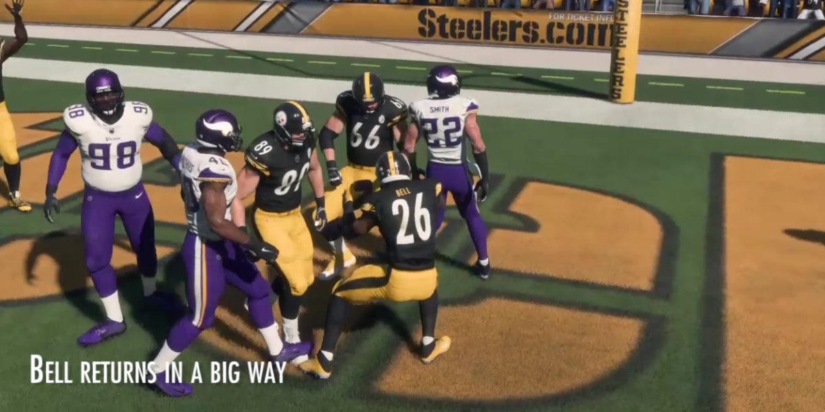 SCU Madden 18 Sim - Week 2 - Steelers vs. Vikings