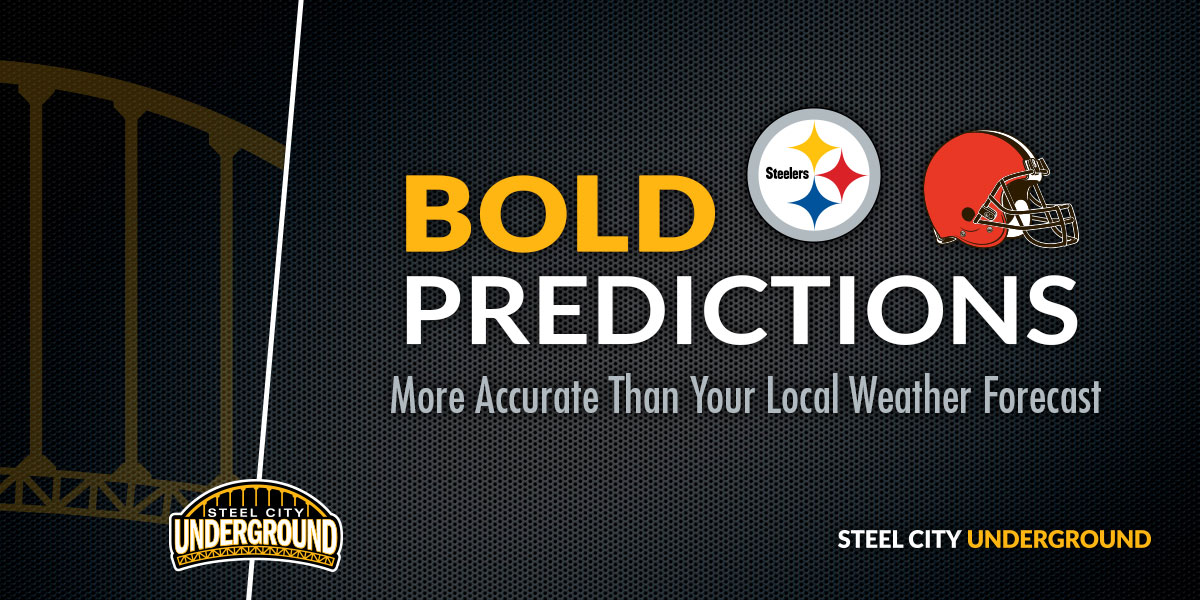 Steelers vs. Browns Bold Predictions