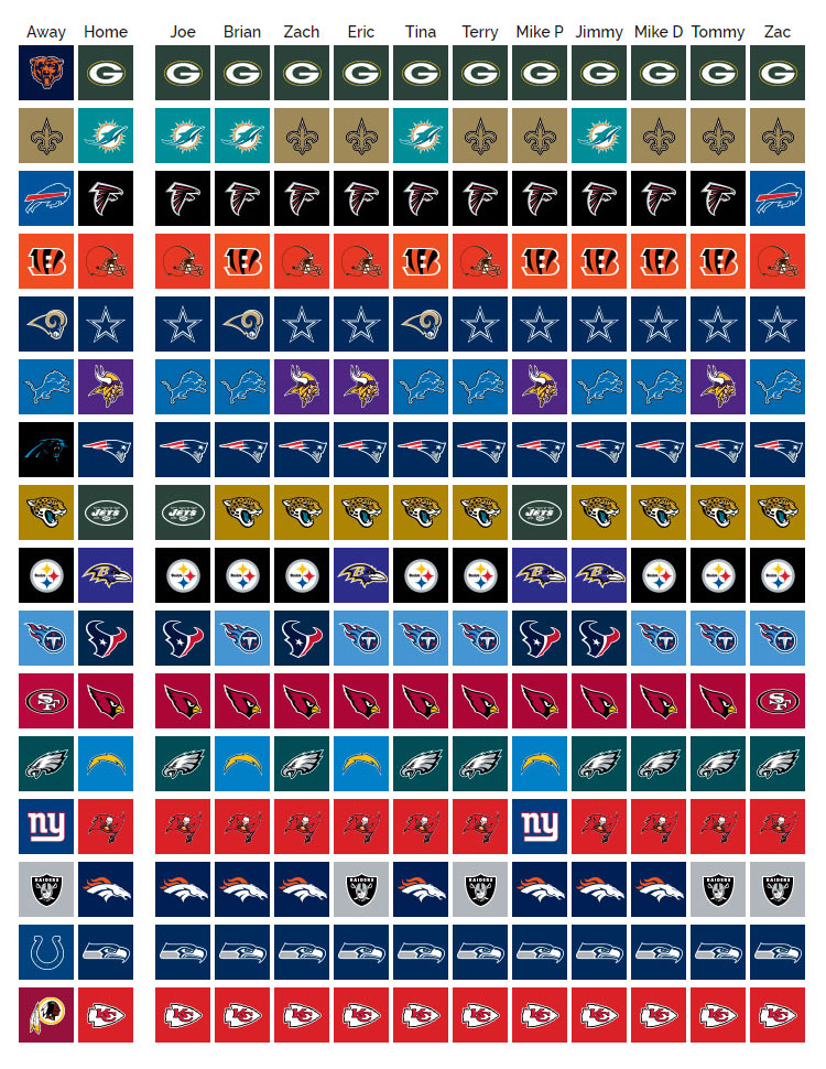 week 4 pick em