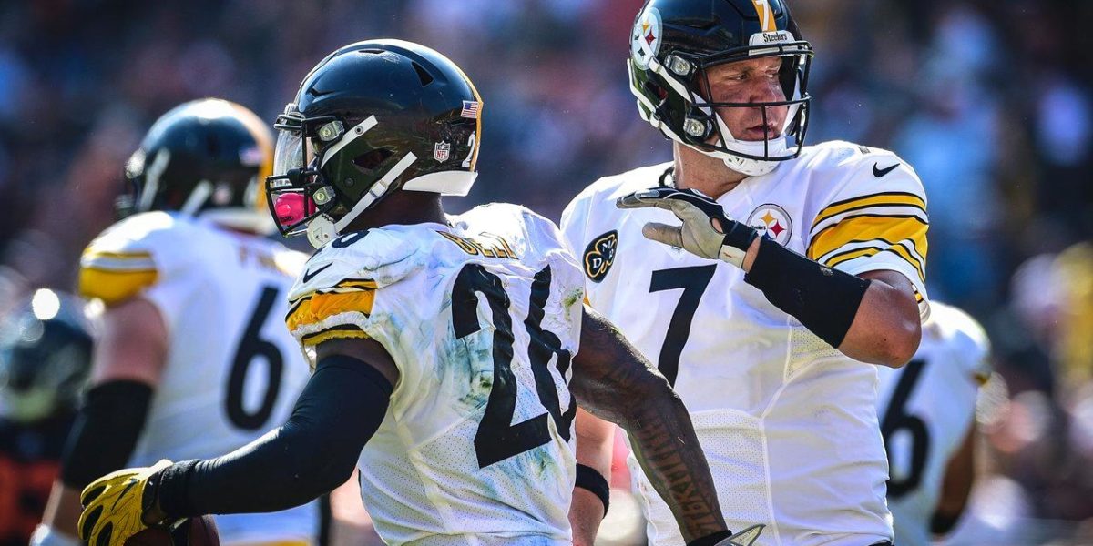 Pittsburgh Steelers QB Ben Roethlisberger and RB Le'Veon Bell