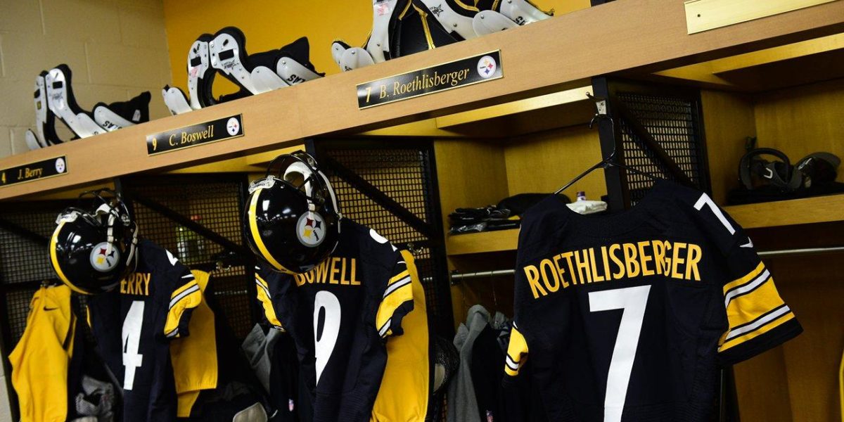Pittsburgh Steelers locker room
