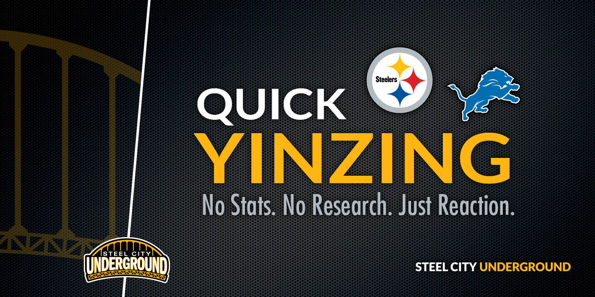 Pittsburgh Steelers Quick Yinzing