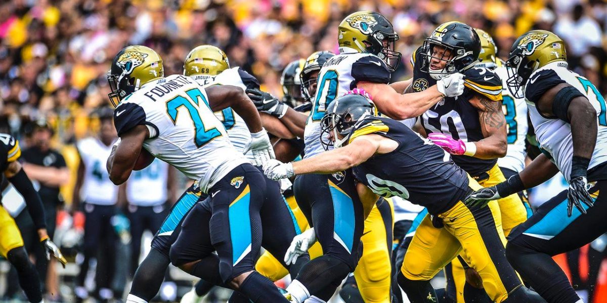 Leonard Fournette against the Pittsburgh Steelers