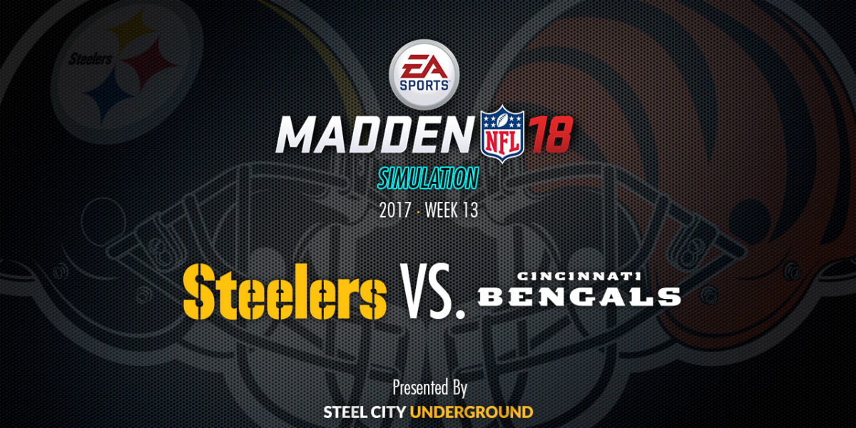 Steelers vs Bengals Madden Sim