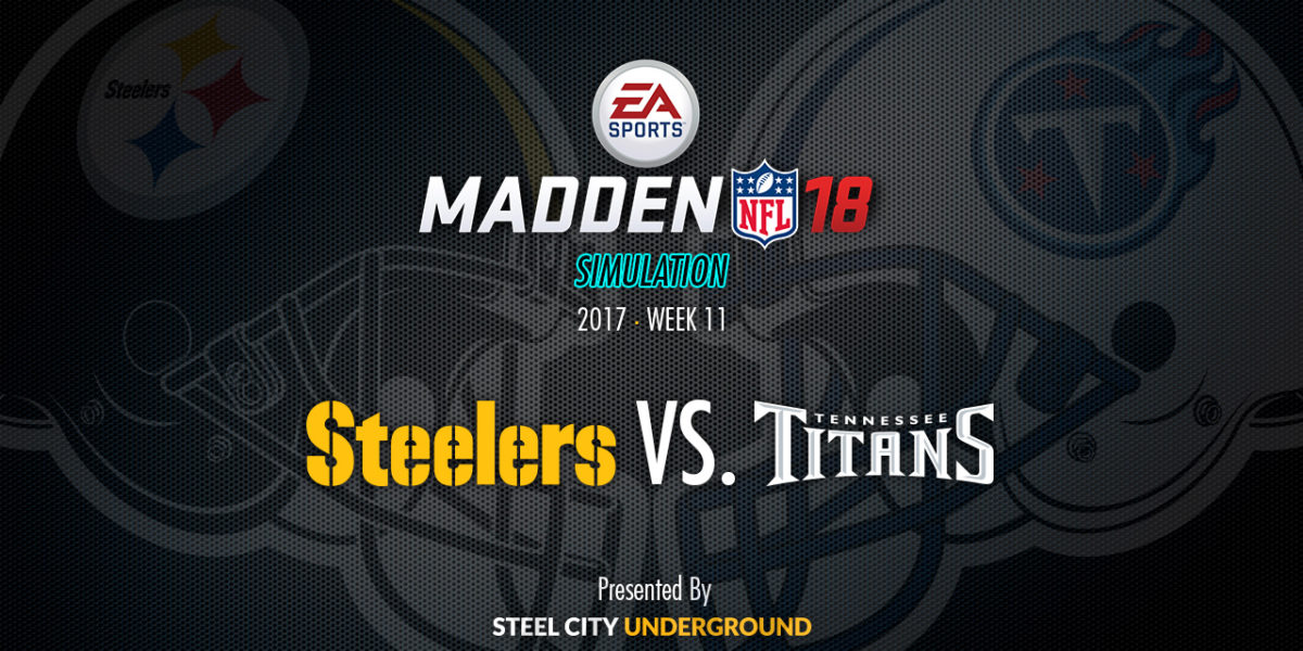 Madden Sim Steelers Titans