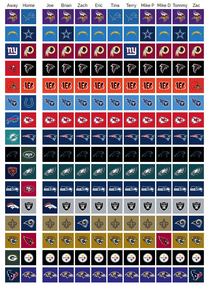 Week 12 NFL Picks