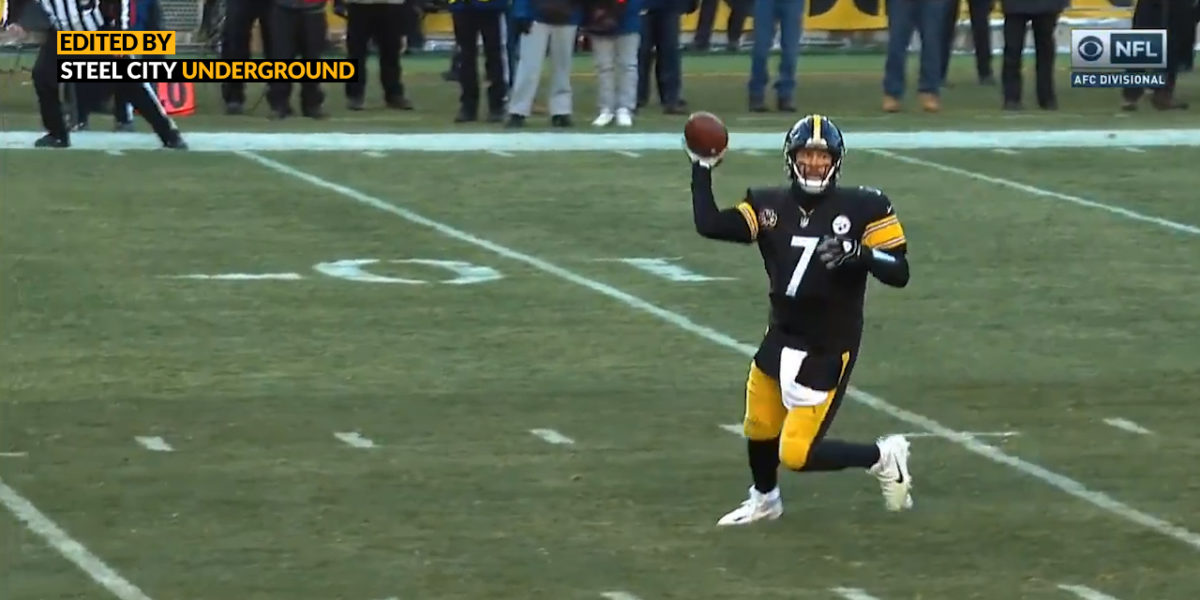Ben Roethlisberger laterals to Le'Veon Bell