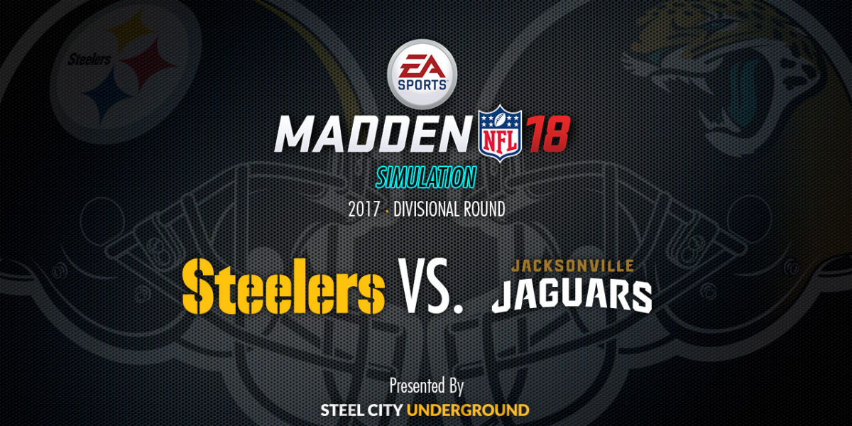 Steelers Jaguars Madden sim