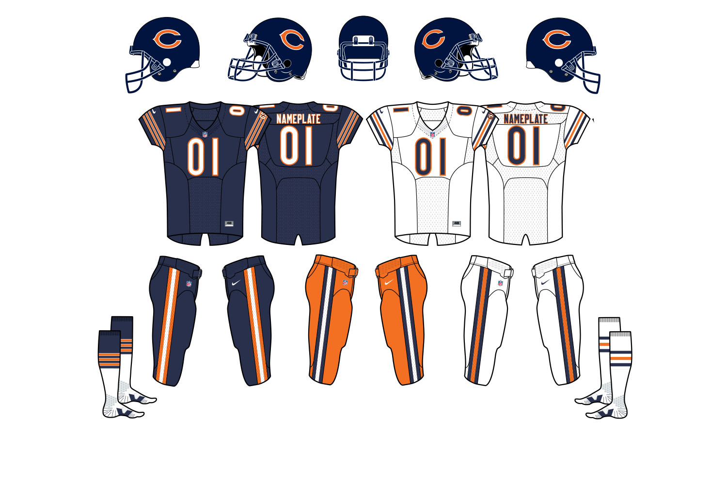 chicago bears jerseys 2018