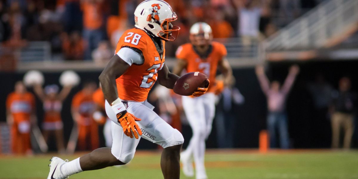 Oklahoma State wide receiver James Washington (AP Images)