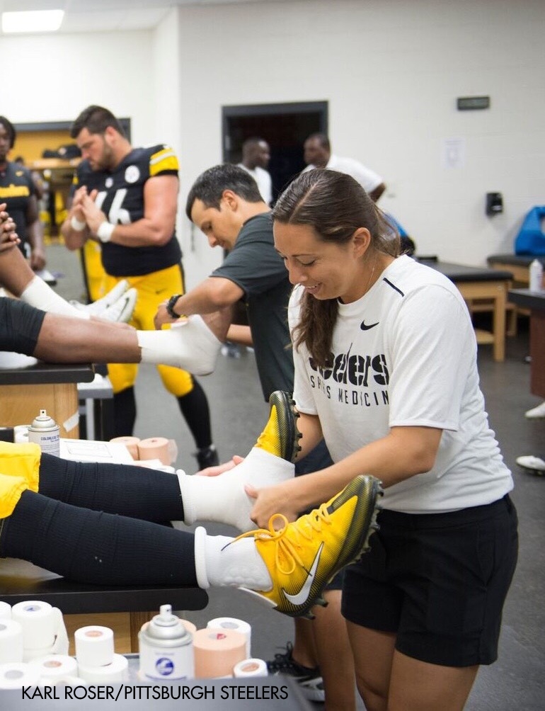 SCU Exclusive Interview with Steelers athletic trainer Sonia Ruef