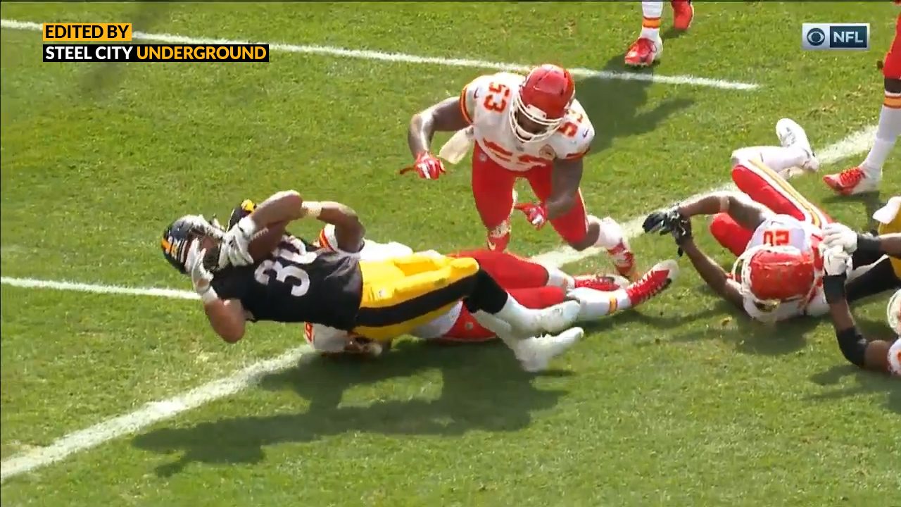 James Conner Rushing Watch: James Conner won't be denied a rushing touchdown | Steel City ...
