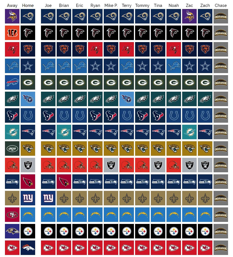 week 4 nfl pick em