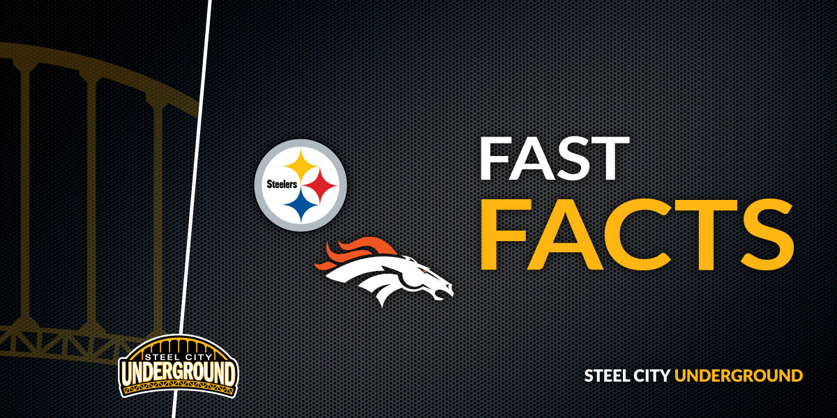 Steelers vs. Broncos Fast Facts