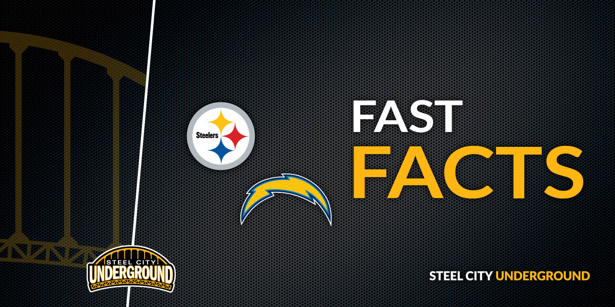 Steelers vs. Chargers Fast Facts