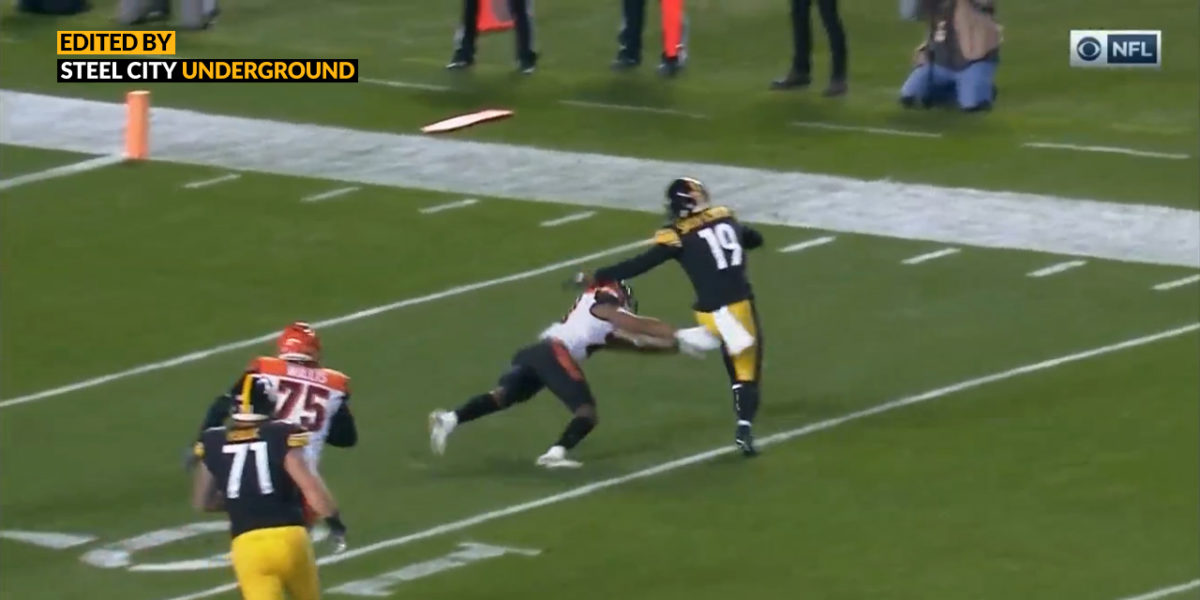 Watch: JuJu Smith-Schuster with "MVP-like" touchdown to tie the game