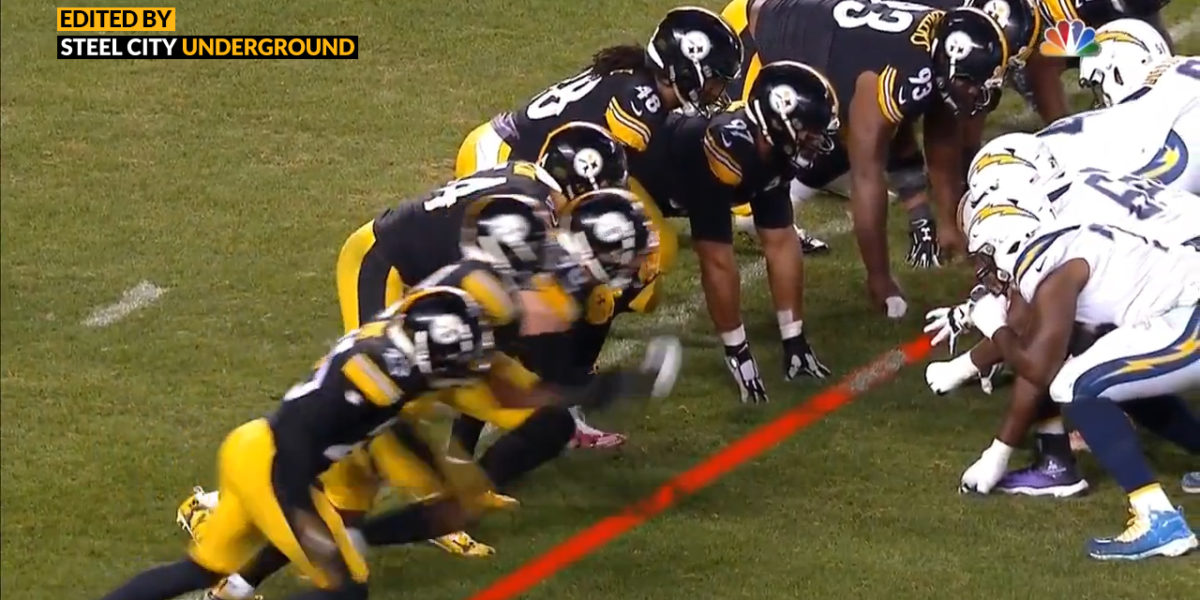 Steelers called for offsides during Chargers field goal attempt