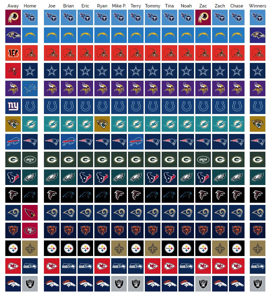 pick em week 14
