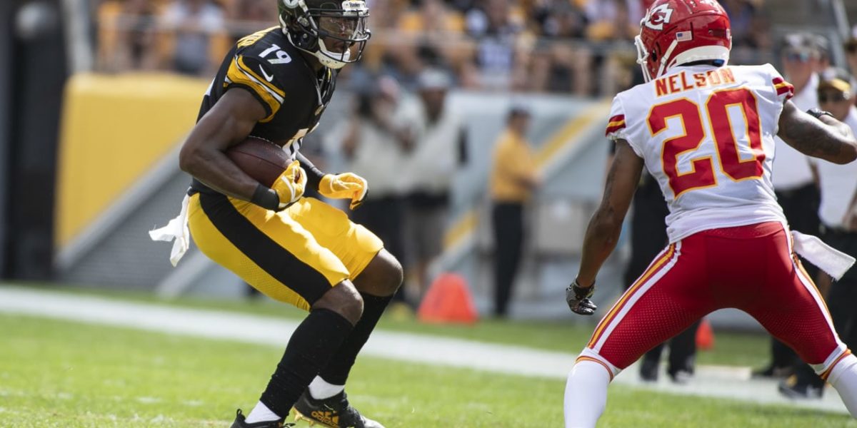 Pittsburgh Steelers CB Steven Nelson and WR JuJu Smith-Schuster