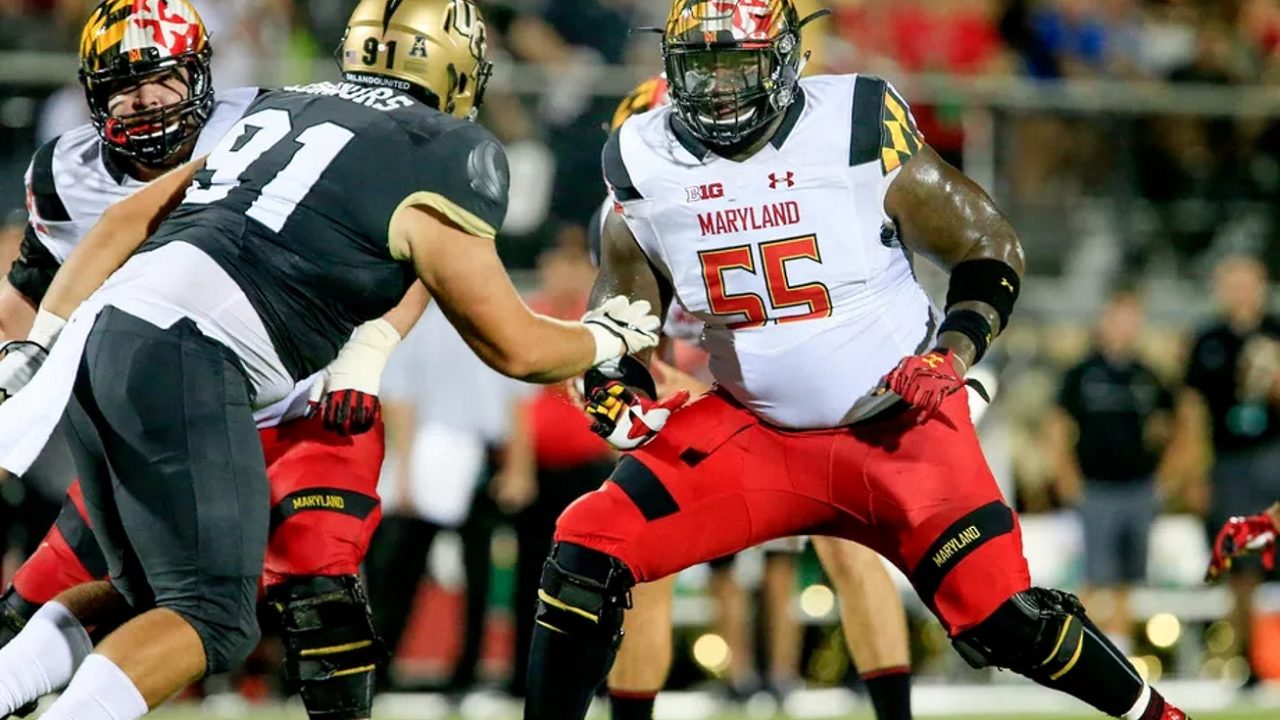 Offensive lineman Derwin Gray Maryland Terrapins