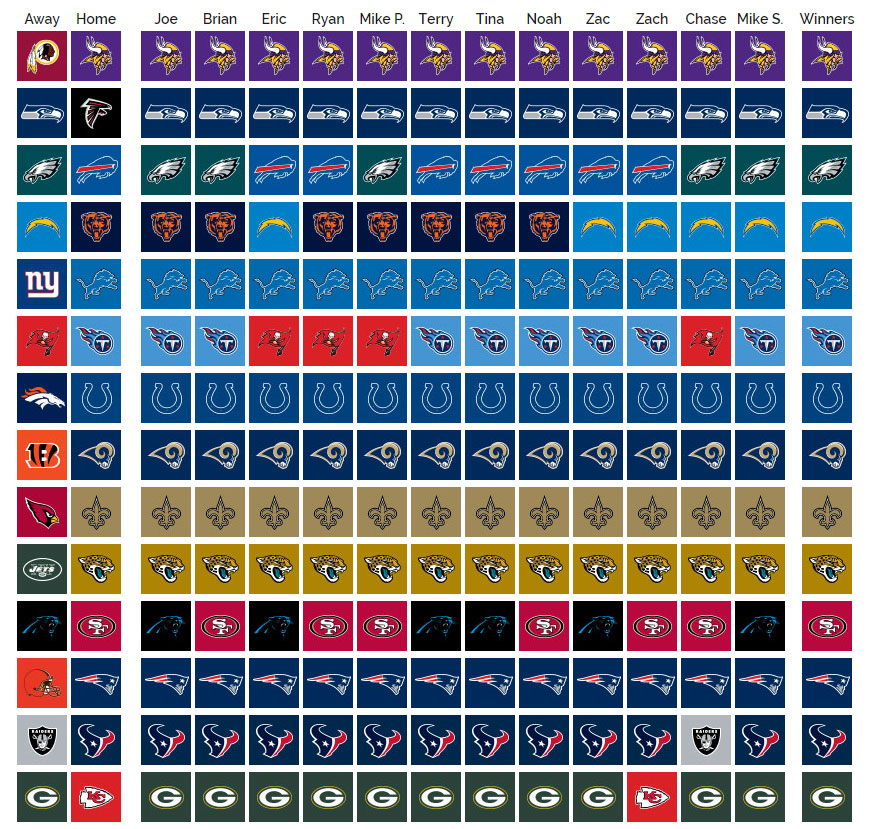 nfl picks week 8