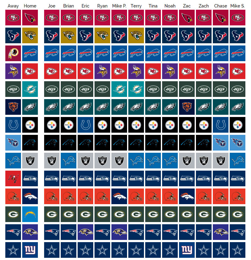 nfl pick em week 9