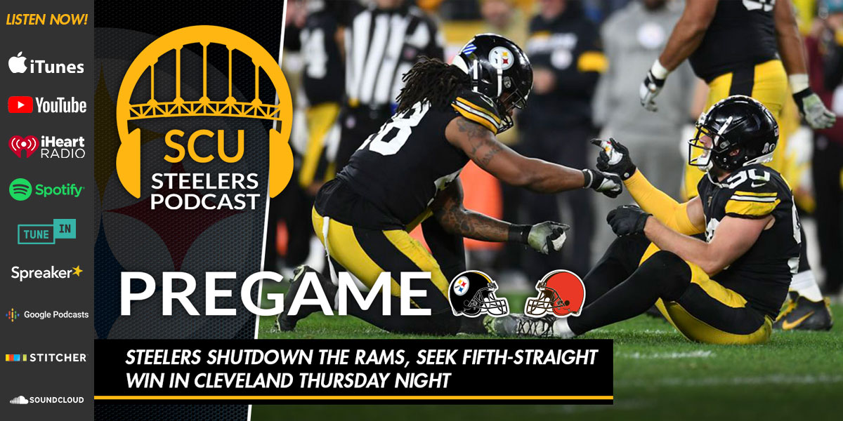 Steelers shutdown the Rams, seek fifth-straight win in Cleveland Thursday night