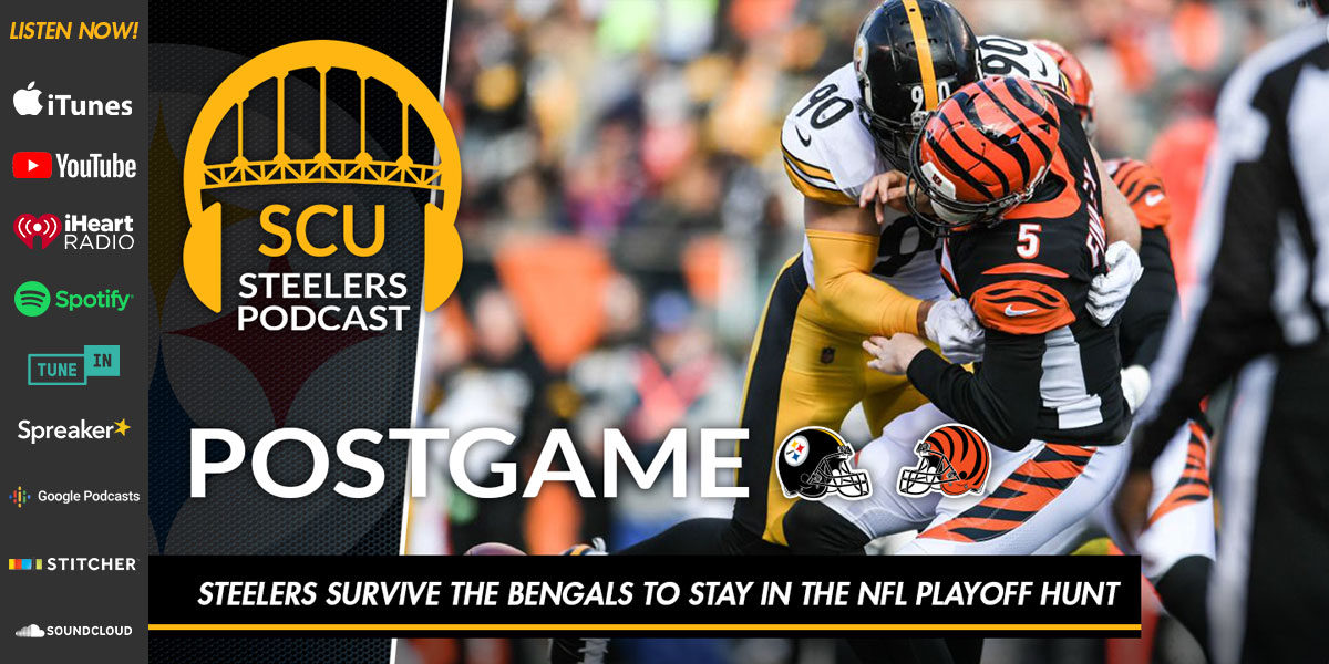 Steelers survive the Bengals to stay in the NFL playoff hunt