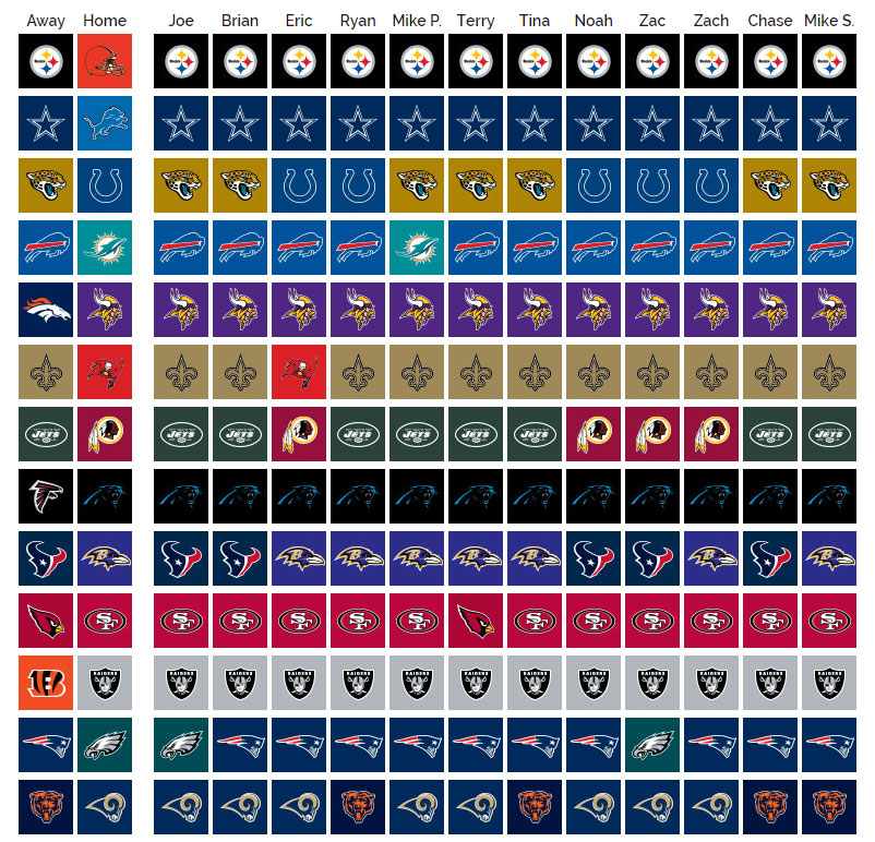 week 11 pick em