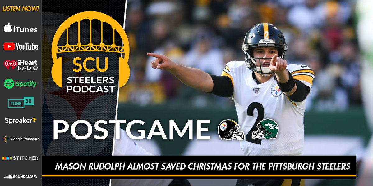 Mason Rudolph almost saved Christmas for the Pittsburgh Steelers