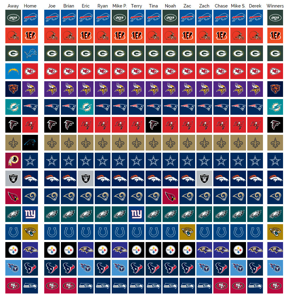 week 17 pick em