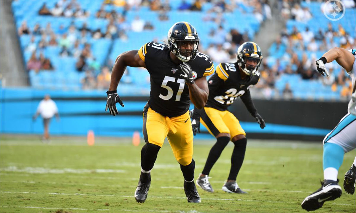 Pittsburgh Steelers outside linebacker Tuzar Skipper