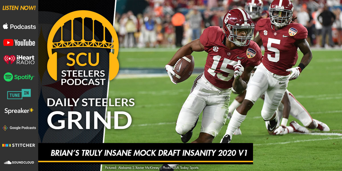 Brian’s truly insane Mock Draft Insanity 2020 V1