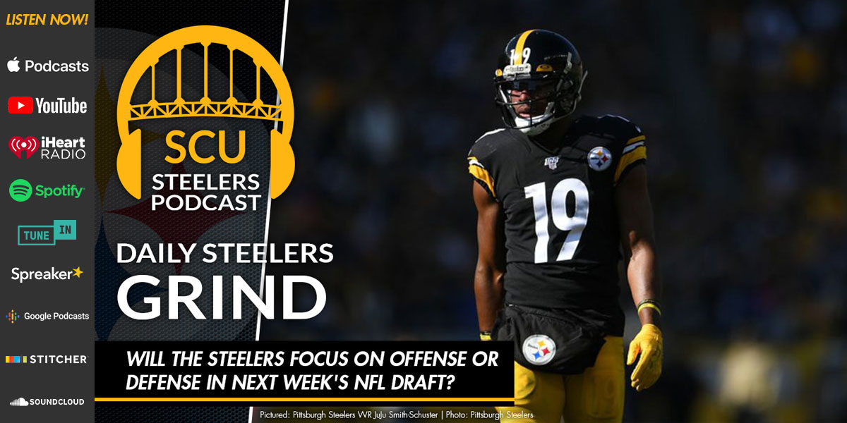 Will the Steelers focus on offense or defense in next week's NFL Draft?