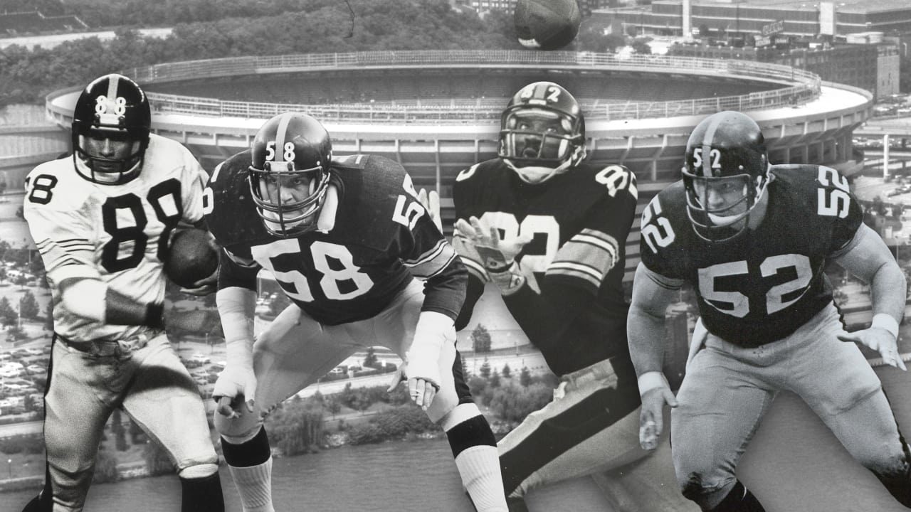 Lynn Swann, Jack Lambert, John Stallworth, and Mike Webster highlight the Pittsburgh Steelers' 1974 NFL Draft class (photo: Steelers.com)